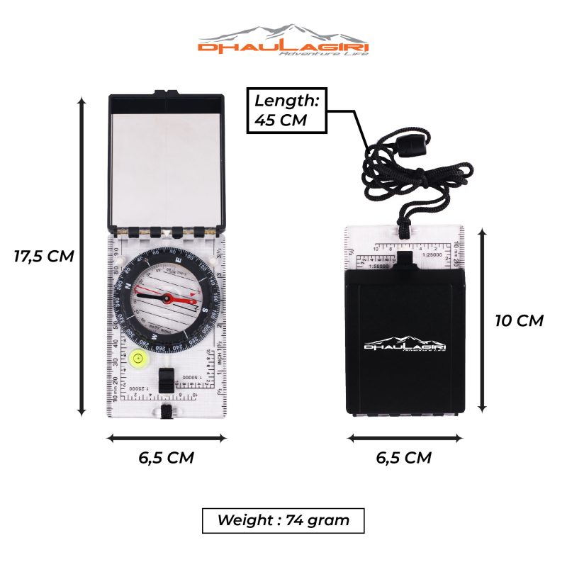 DH Multifuctional Mirror Compass 85 - Gambar 4