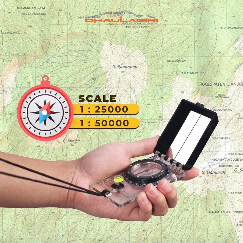 DH Multifuctional Mirror Compass 85 - Gambar 5