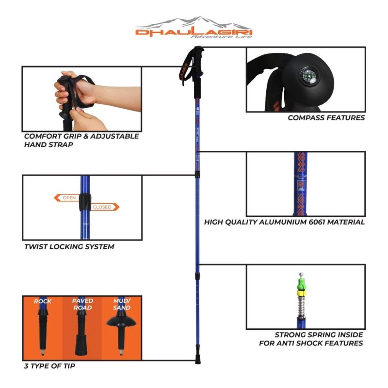 DH Trekking Pole 101 - Gambar 3