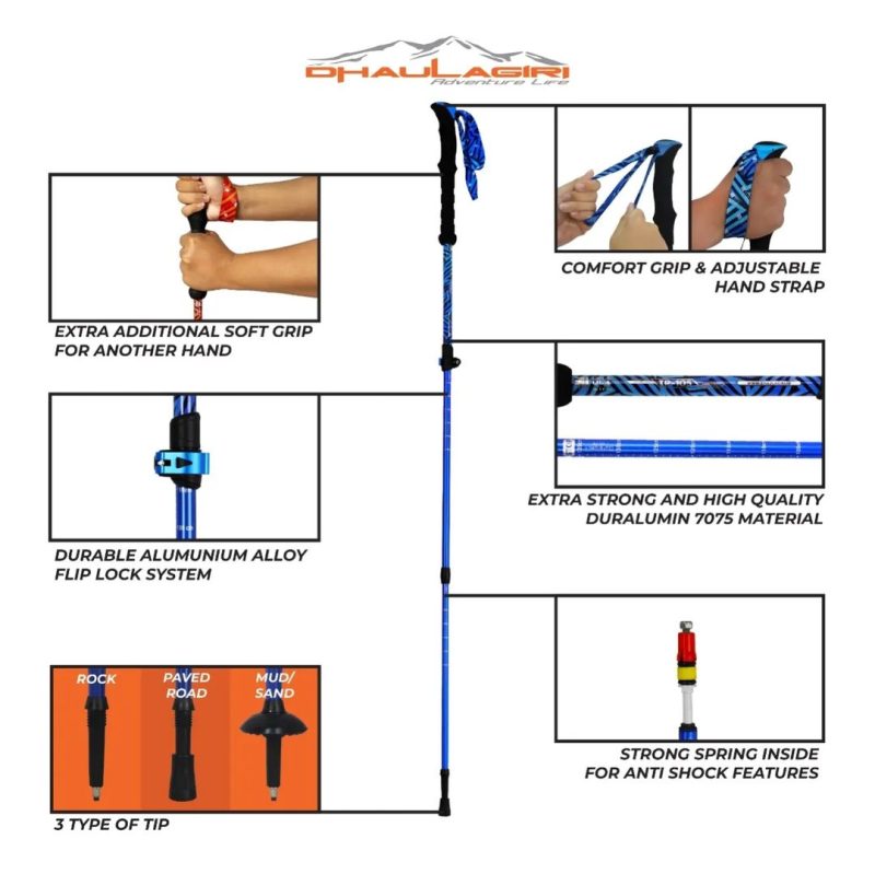 DH Trekking Pole 105 - Gambar 2