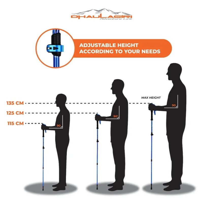 DH Trekking Pole 105 - Gambar 4