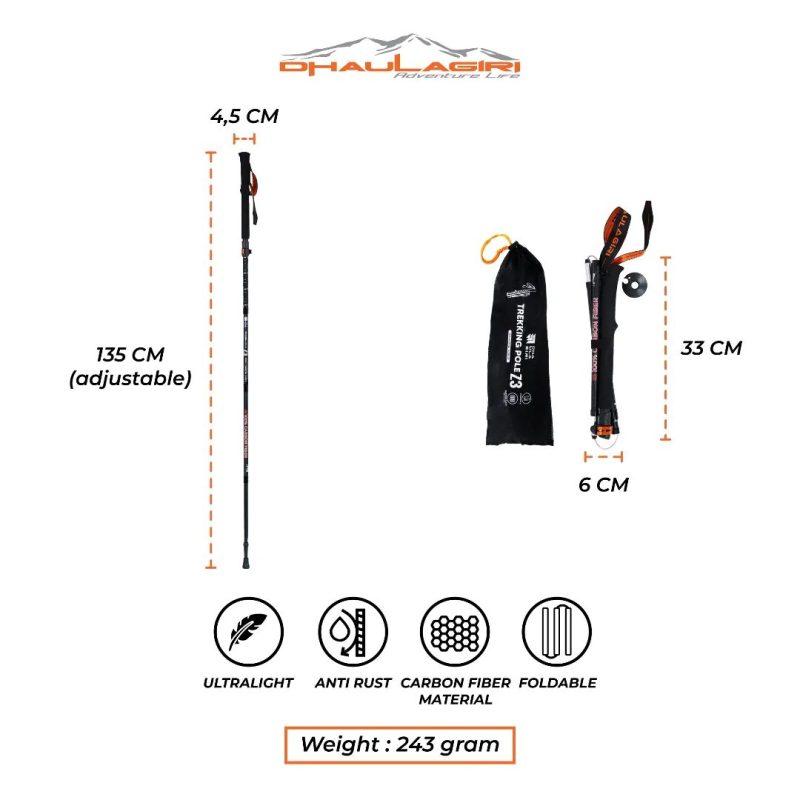 DH Trekking Pole Z3 New - Gambar 5