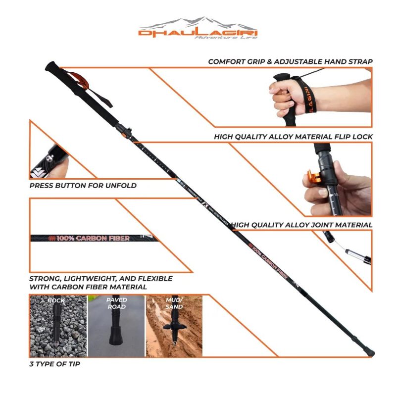 DH Trekking Pole Z3 New - Gambar 6