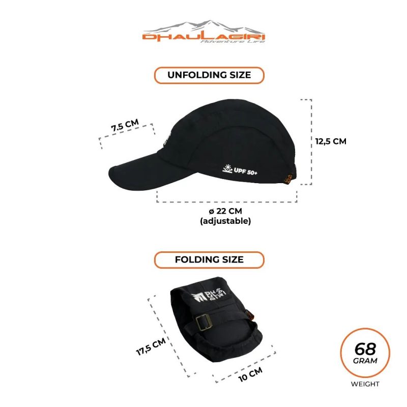 DH Foldable Trucker Hat - Gambar 8