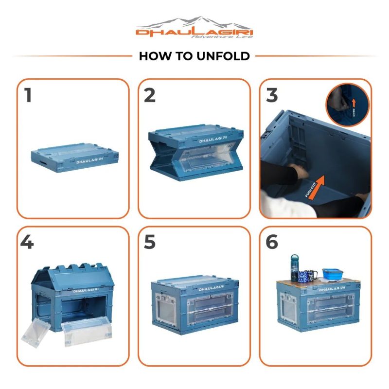 DH Foldable Storage Box 65 L - Gambar 2