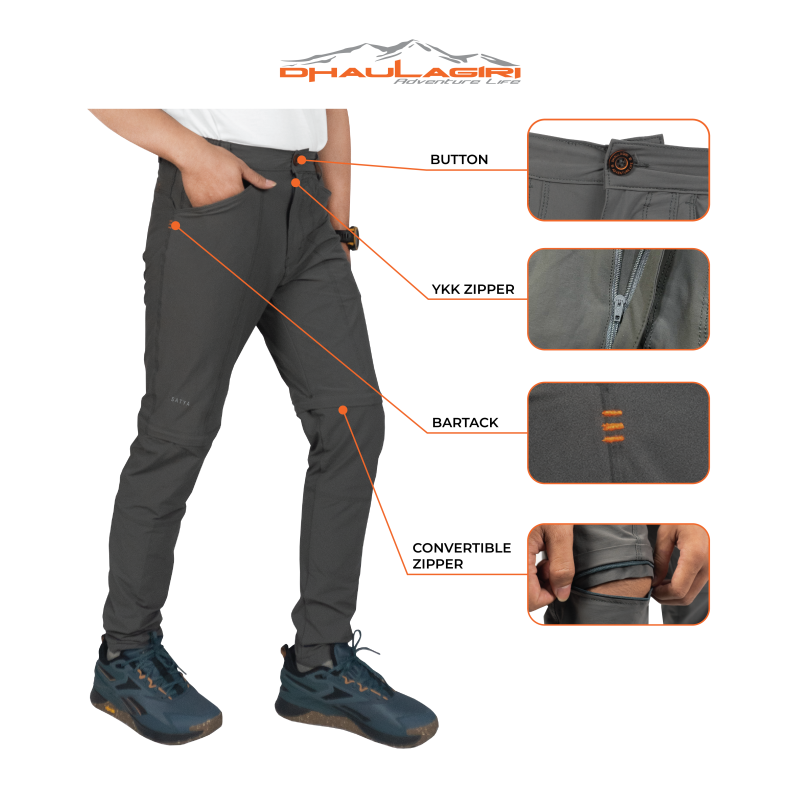 DH SATYA CONVERTIBLE PANTS - Gambar 4