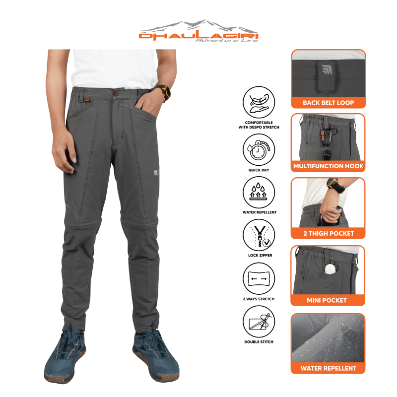 DH SATYA CONVERTIBLE PANTS - Gambar 5